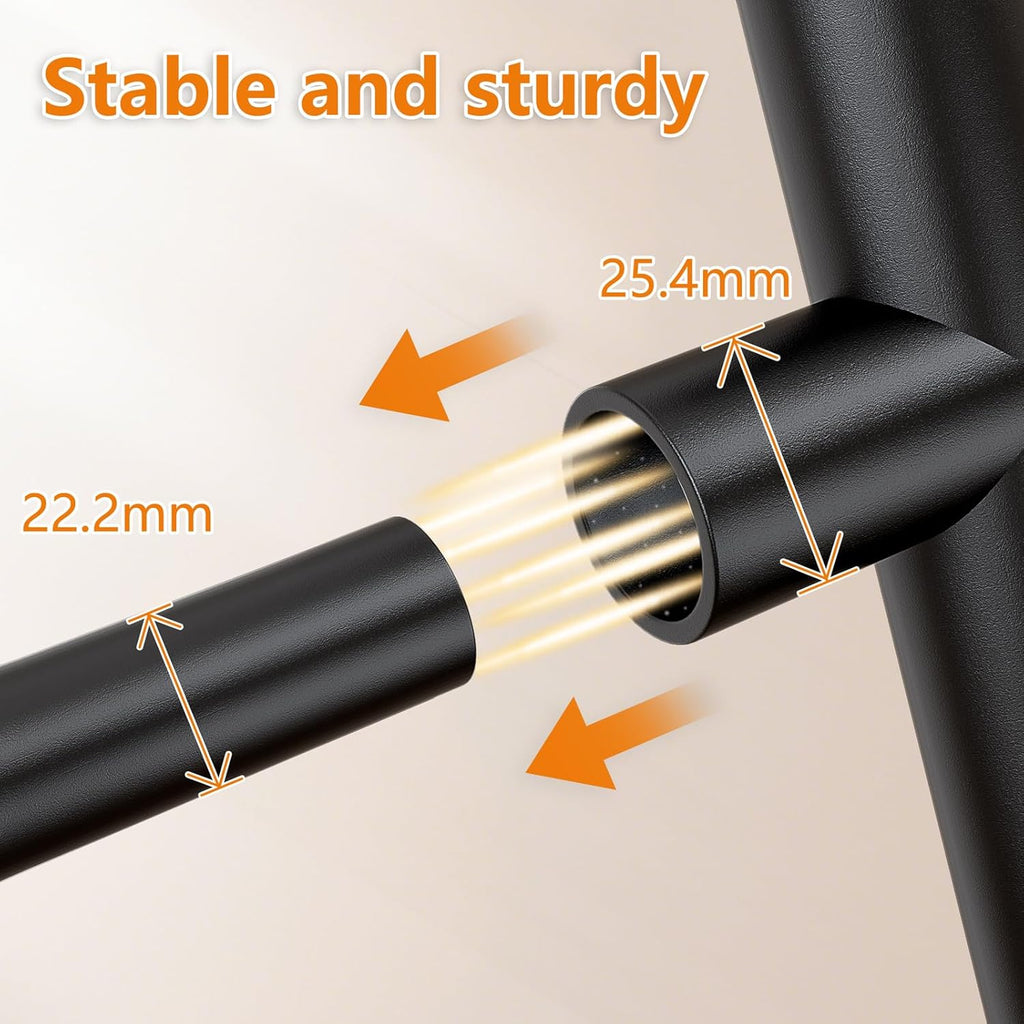 Clothes Rack Clothing Racks for Hanging Clothes Heavy Duty Clothes Rack Hanger Rack 200lbs Capacity Industrial Wheels 1" Pipe,Rolling Garment Rack Portable Clothes Rack Black